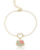Hello Kitty Hello Kitty Pave Heart Charm Bracelet - 3