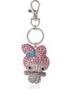 Hello Kitty Hello Kitty Sanrio My Melody Pink Crystal Bag Charm Keychain - 1