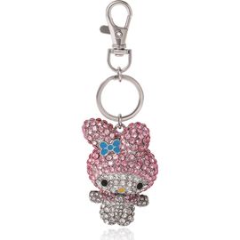 Hello Kitty Hello Kitty Sanrio My Melody Pink Crystal Bag Charm Keychain
