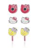 Hello Kitty Hello Kitty Set of 3 Earrings with Stud & Clip-On Styles - 1