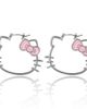 Hello Kitty Hello Kitty Silhouette Hoop Earrings - 3