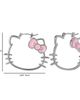 Hello Kitty Hello Kitty Silhouette Hoop Earrings - 5