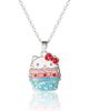 Hello Kitty Hello Kitty Silver Plated Cupcake Pendant Necklace  - 1