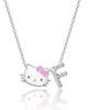 Hello Kitty Hello Kitty Silver Plated Enamel Pave - 1
