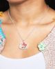 Hello Kitty Hello Kitty Silver Plated Shaker Pendant Necklace, 18" - 2