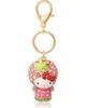 Hello Kitty Hello Kitty x Strawberry Shortcake Crystal Pavé Bag Charm Keychain - 1
