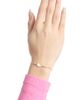 Hello Kitty SALLY ROSE 925 YG PLT CZ HELLO KITTY LARIAT BRACELET - 4
