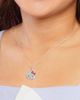 Hello Kitty SALLY ROSE Hello Kitty Keychain and Necklace Set for Women Official License, Crystal Pave Sanrio Pendant Necklace and Key Chain - 3