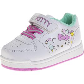Hello Kitty Sanrio Hello Kitty Sneakers for Girls Velcro Easy SlipOn Casual Comfort
