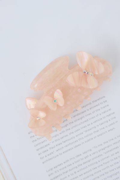 Hello Molly Dainty Love Claw Clip Pink