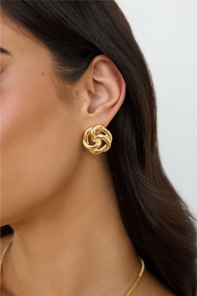 Hello Molly Exotic Touch Earrings Gold