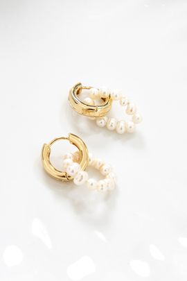 Hello Molly Forever Linked Earrings Gold