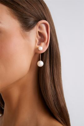 Hello Molly Found On Shore Earrings Pearl
