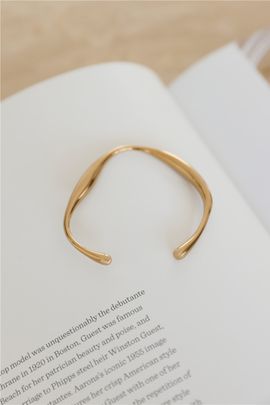 Hello Molly Haute Girl Cuff Bracelet Gold