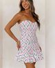 Hello Molly Hello Molly Dance My Way Mini Dress in Green Pink, Women's at Urban Outfitters - 5