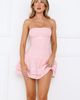 Hello Molly Hello Molly Flirtini Strapless Mini Dress in Light Pink, Women's at Urban Outfitters - 3