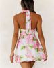 Hello Molly Hello Molly Flower Markets Halter Mini Dress in Pink Floral, Women's at Urban Outfitters - 5