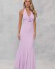 Hello Molly Hello Molly Lavender Glow Halter Maxi Dress in Lilac, Women's at Urban Outfitters - 2
