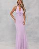 Hello Molly Hello Molly Lavender Glow Halter Maxi Dress in Lilac, Women's at Urban Outfitters - 5