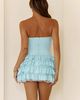 Hello Molly Hello Molly Party All Night Strapless Mini Dress in Blue, Women's at Urban Outfitters - 5