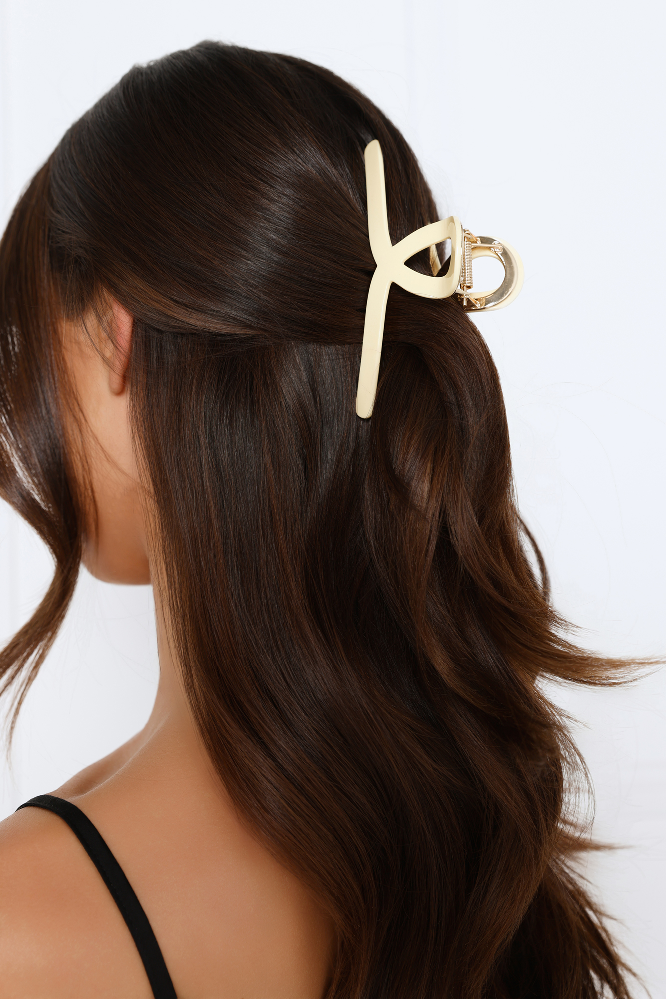 Hello Molly Lexi Claw Clip Yellow
