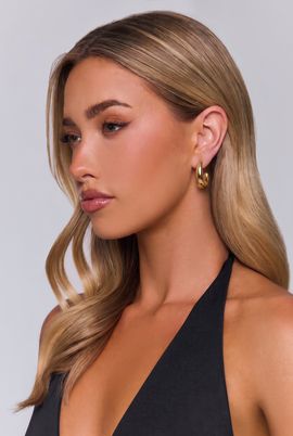 Hello Molly Modern Muse Earrings Gold