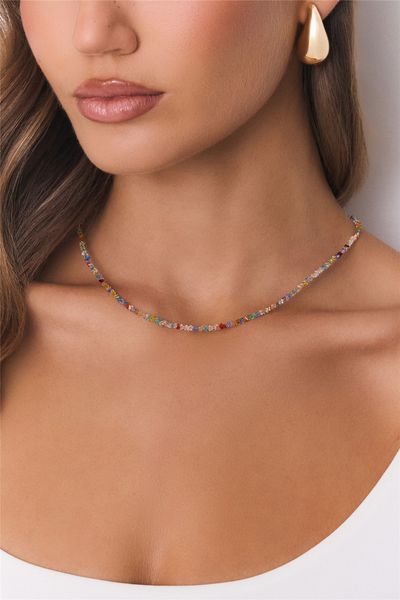 Hello Molly Moody Lagoon Necklace Multi