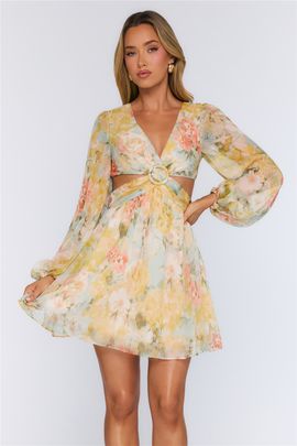 Hello Molly Now Or Never Girl Dress Yellow