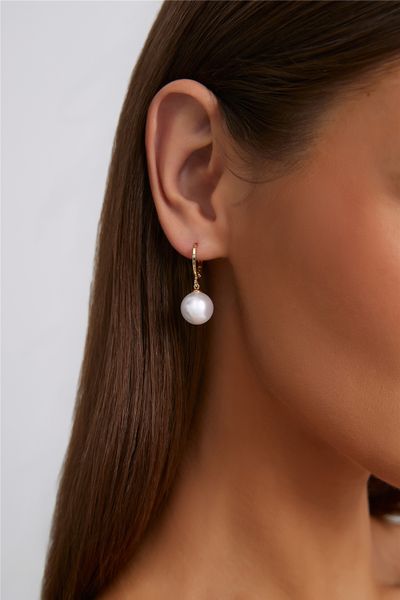 Hello Molly Palm Star Earrings Gold