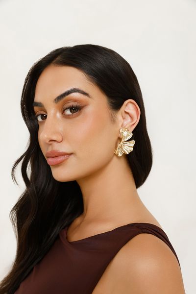 Hello Molly Playful Luxe Earrings Gold