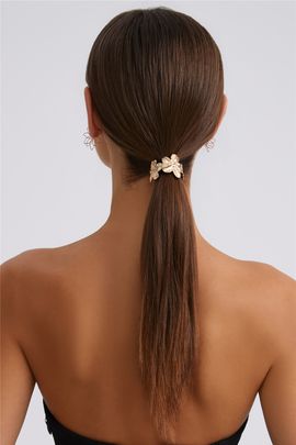 Hello Molly Pretty Profile Hair Tie Gold