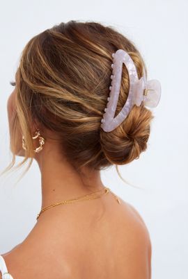 Hello Molly Sea Treasure Claw Clip Pearl