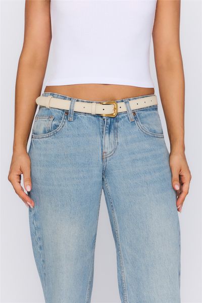 Hello Molly Sleek Silhouette Belt Beige