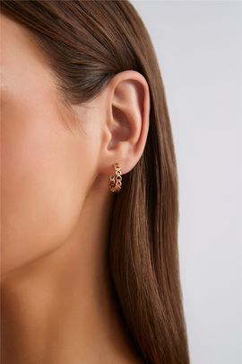 Hello Molly Small But Stylish Earrings Gold