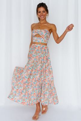 Hello Molly So Particular Maxi Skirt Floral