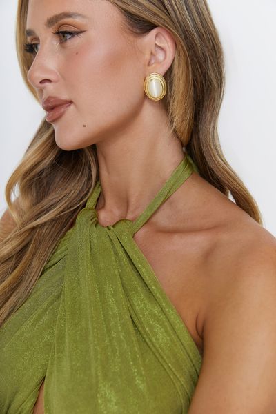 Hello Molly Spell Casting Earrings Gold