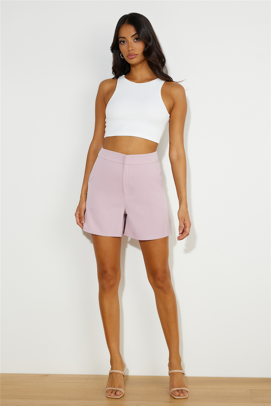 Hello Molly Structure Shorts Pink