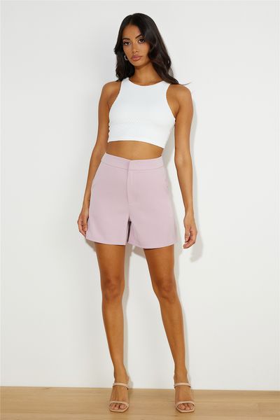 Hello Molly Structure Shorts Pink
