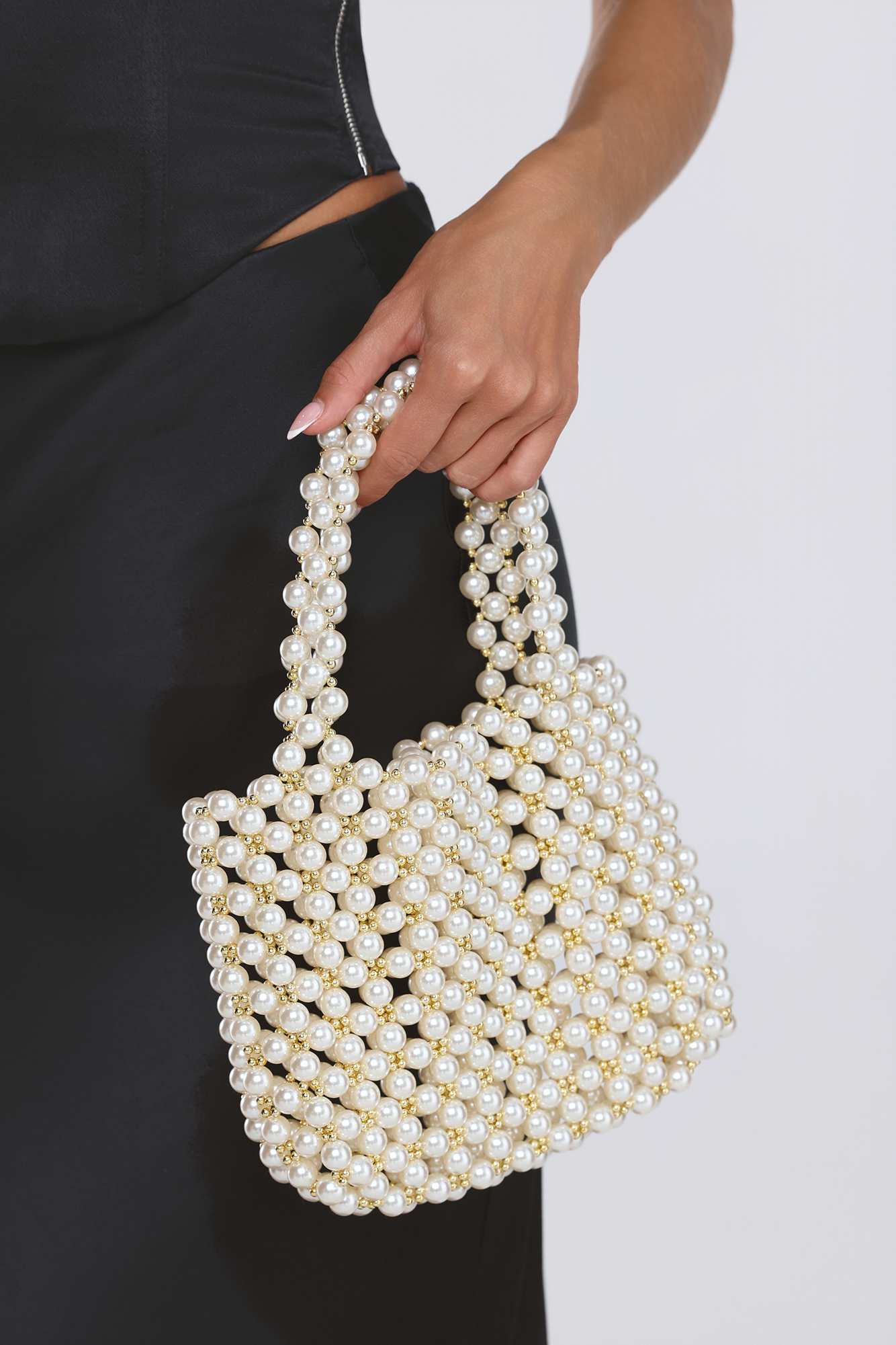 Hello Molly The Mini Pearl Bag Pearl