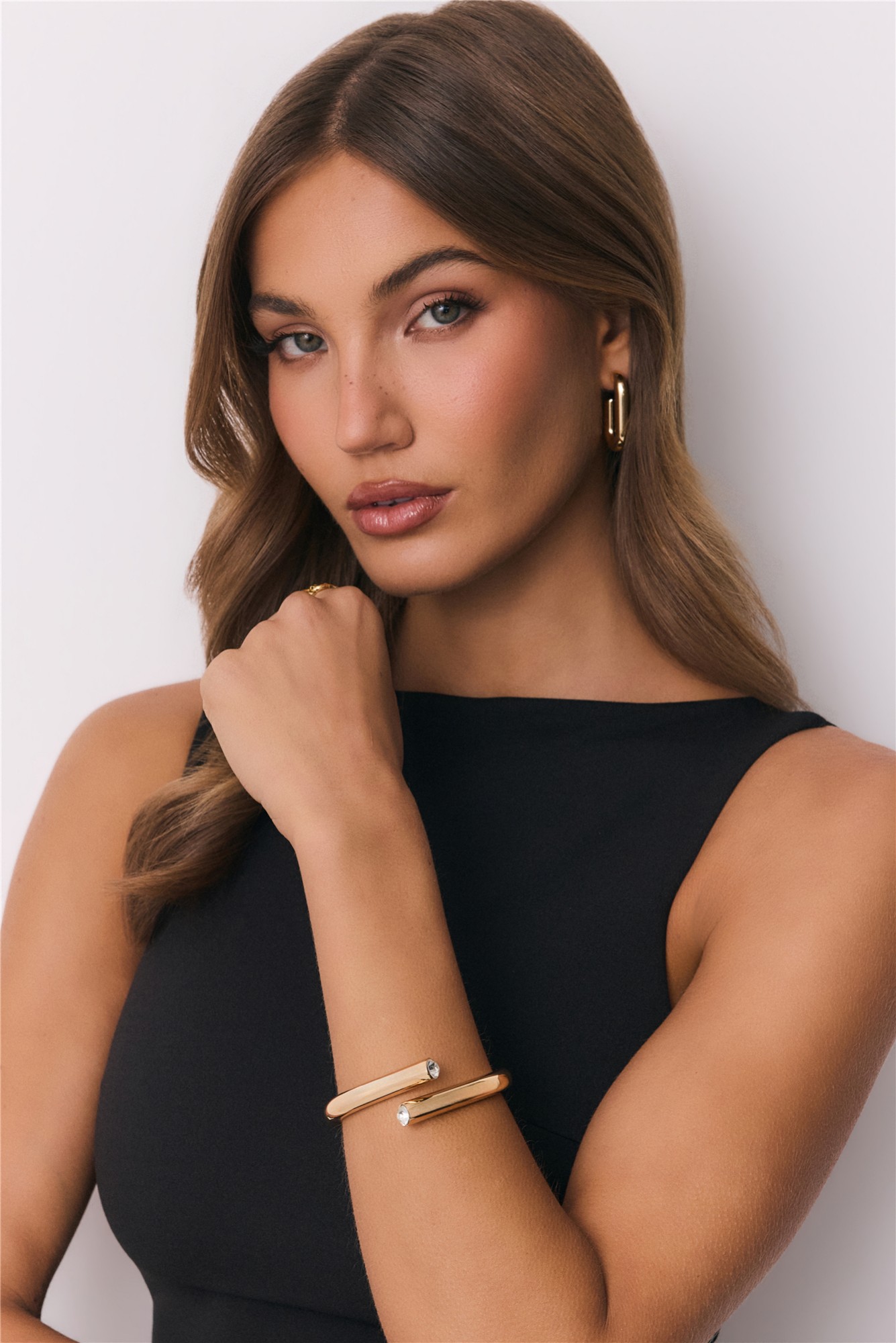 Hello Molly Wishes And Dreams Bangle Gold