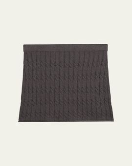 Helmut Lang Cable-Knit Mini Skirt