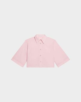 Helmut Lang Cropped Poplin Trench Shirt