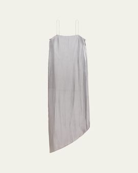 Helmut Lang Fluid Satin Slip Dress