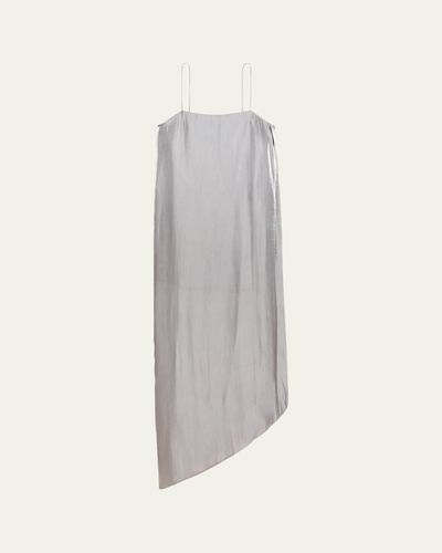 Helmut Lang Fluid Satin Slip Dress