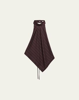 Helmut Lang Halter Scarf Top