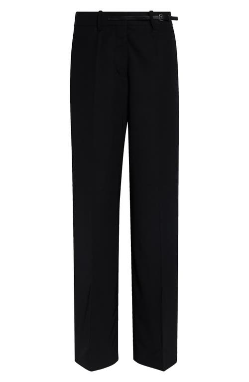 Helmut Lang Helmut Lang Belted Wool Gabardine Pants