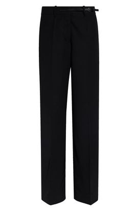 Helmut Lang Helmut Lang Belted Wool Gabardine Pants
