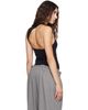 Helmut Lang Helmut Lang Black Asymmetric Cutout Tank Top - 3