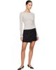 Helmut Lang Helmut Lang Black Saddle Miniskirt - 4