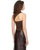 Helmut Lang Helmut Lang Brown Asymmetric Cutout Tank Top - 3